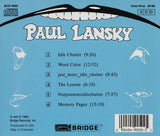 Paul Lansky: More Than Idle Chatter (VOL. 2) <BR> BRIDGE 9050