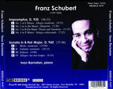 Schubert: Impromptus, D. 935; Sonata in B-flat, D.960 <br> Inon Barnatan, piano <BR> BRIDGE 9197