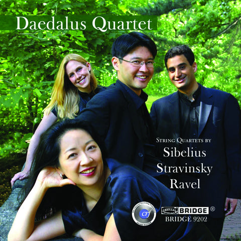 The Daedalus Quartet <br> Music of Sibelius, Stravinsky and Ravel <BR> BRIDGE 9202