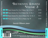 Garrick Ohlsson: Beethoven Sonatas, Vol. 3 <BR> BRIDGE 9207