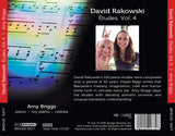 David Rakowski: Etudes, Vol. 4<BR> BRIDGE 9477