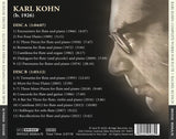 Karl Kohn: Complete Works for Flute <br> Rachel Rudich, flute <br> BRIDGE 9566A/B
